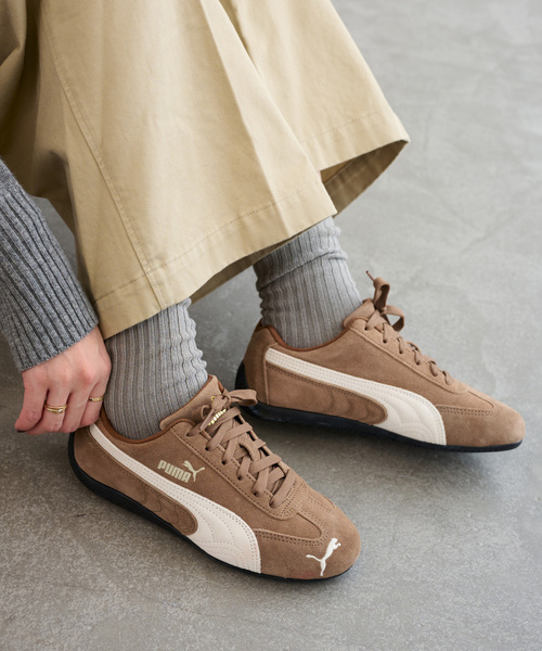 PUMA(プーマ)の「PUMA/プーマ SPEEDCAT OG(スニーカー・レディース・ブラウン/ブラック/ピンク・24cm/25cm/23cm/23.5cm/24.5cm)」の4枚目の写真