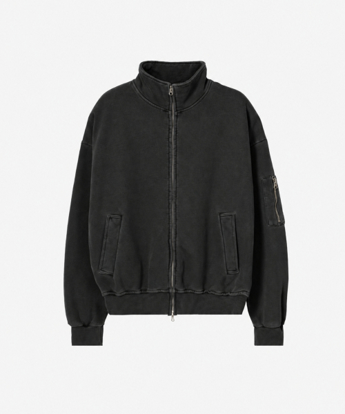 INEXCIS(イネクシス)の「PIGMENT ユーティリティジップアップ (ウォッシュドブラック)(ナイロンジャケット・レディース・その他・FREE)」の1枚目の写真
