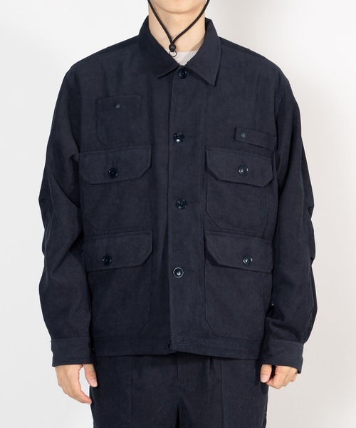 DAIWA PIER39（ダイワピア39）の「TECH FLYING SHIRT CORDUROY BE-87026W（ブルゾン・メンズ・ネイビー/グリーン・SMALL/X-LARGE/LARGE/MEDIUM）」の5枚目の写真