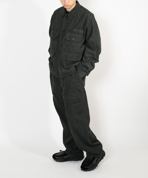 DAIWA PIER39（ダイワピア39）の「TECH FLYING SHIRT CORDUROY BE-87026W（ブルゾン・メンズ・ネイビー/グリーン・SMALL/X-LARGE/LARGE/MEDIUM）」の8枚目の写真
