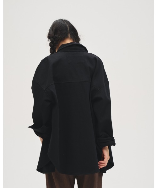TODAYFUL（トゥデイフル）の「Cottontwill Over Shirts（シャツ/ブラウス・レディース・ホワイト/ブラック・FREE）」の13枚目の写真