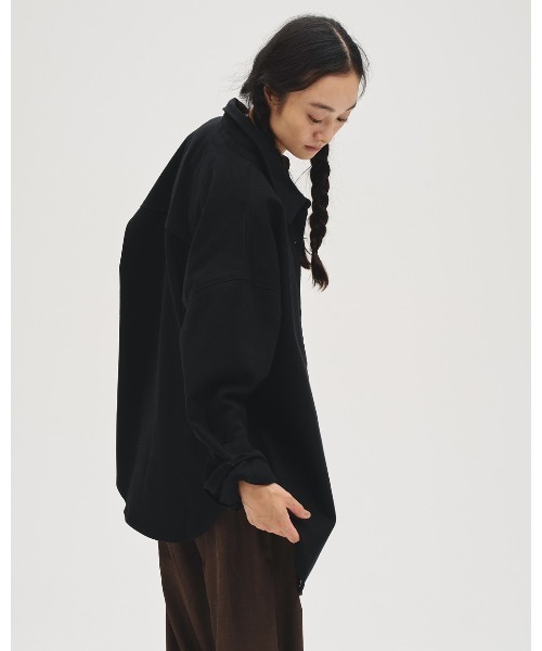 TODAYFUL（トゥデイフル）の「Cottontwill Over Shirts（シャツ/ブラウス・レディース・ホワイト/ブラック・FREE）」の14枚目の写真