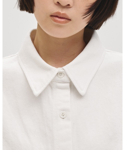 TODAYFUL（トゥデイフル）の「Cottontwill Over Shirts（シャツ/ブラウス・レディース・ホワイト/ブラック・FREE）」の20枚目の写真