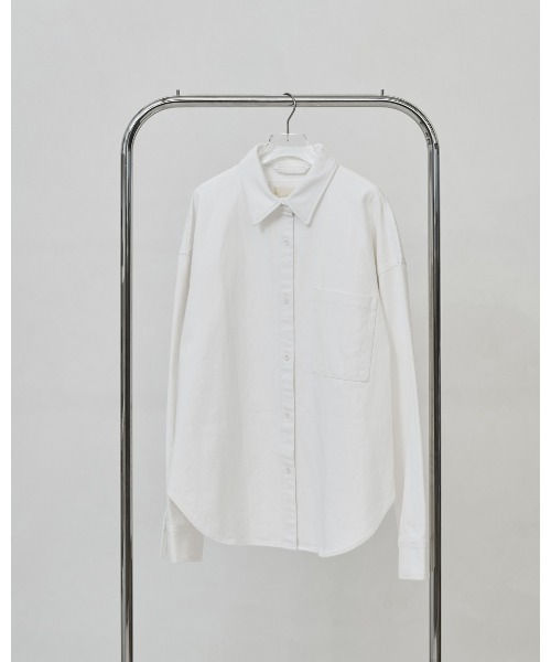 TODAYFUL（トゥデイフル）の「Cottontwill Over Shirts（シャツ/ブラウス・レディース・ホワイト/ブラック・FREE）」の8枚目の写真