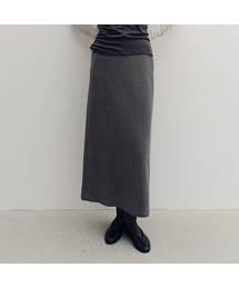 TVF CRINKLE SEMI H-LINE SKIRT_2COLORS