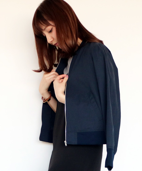 N.（N. Natural Beauty Basic）（エヌエヌナチュラルビューティーベーシック）の「MA-1（MA-1・レディース・ネイビー/カーキ・SMALL/MEDIUM）」の15枚目の写真