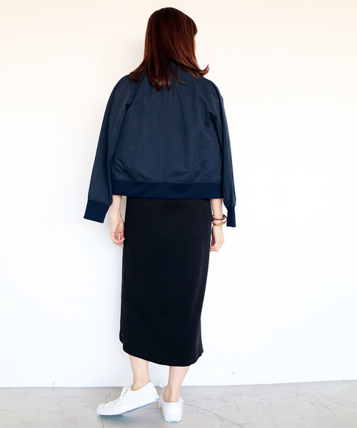 N.（N. Natural Beauty Basic）（エヌエヌナチュラルビューティーベーシック）の「MA-1（MA-1・レディース・ネイビー/カーキ・SMALL/MEDIUM）」の20枚目の写真