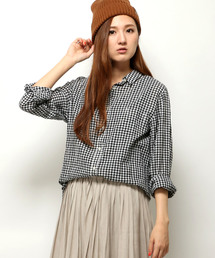 LBC | コットンポリウレタンレギュラーシャツ(シャツ/ブラウス)