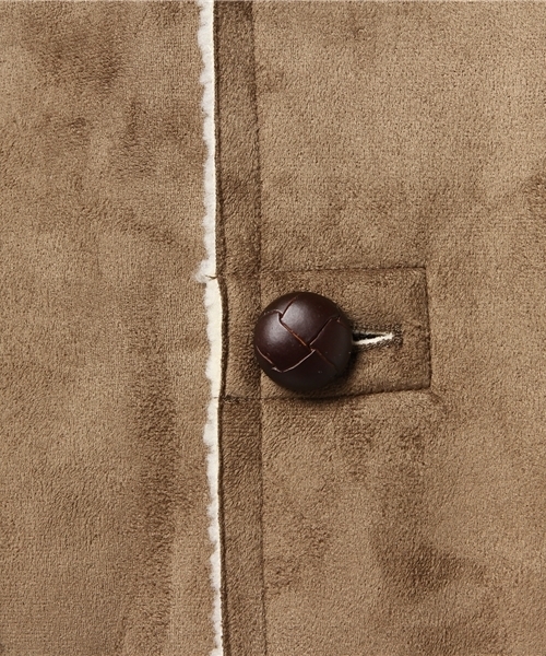 HYSTERIC GLAMOUR（ヒステリックグラマー）の「ランチCO（ムートンコート・メンズ・カーキ/ネイビー/ブラック・SMALL/MEDIUM/LARGE）」の9枚目の写真