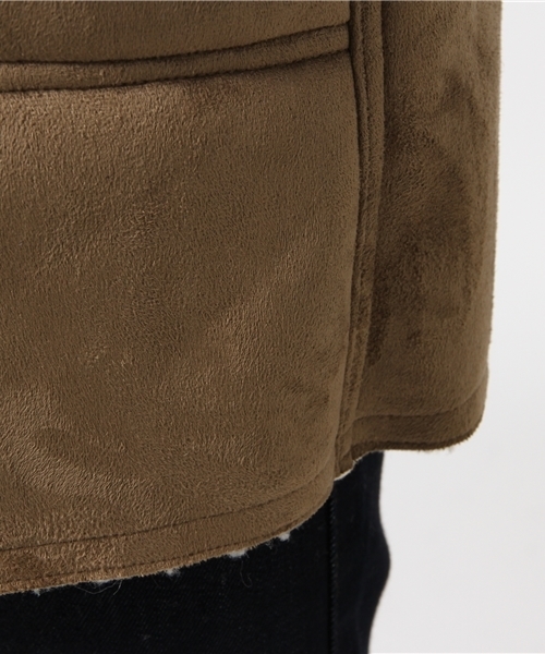 HYSTERIC GLAMOUR（ヒステリックグラマー）の「ランチCO（ムートンコート・メンズ・カーキ/ネイビー/ブラック・SMALL/MEDIUM/LARGE）」の8枚目の写真
