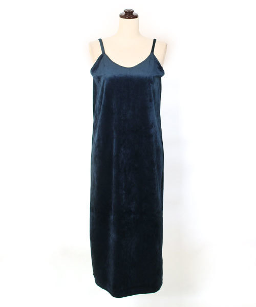 Pierrot(ピエロ)の「ベロアキャミワンピース(ワンピース・レディース・ブラウン/ネイビー/ブラック・M/L)」の16枚目の写真