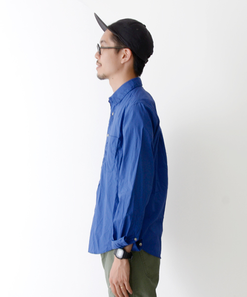URBAN RESEARCH DOORS MENS(アーバンリサーチ ドアーズ メンズ)の「DOORS ブロードL/S SH(シャツ/ブラウス・メンズ・ネイビー/ホワイト/ボルドー/ブルー・LARGE/MEDIUM/SMALL)」の5枚目の写真