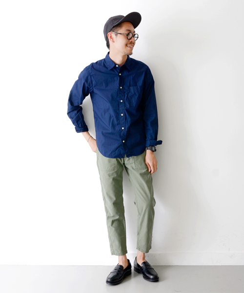 URBAN RESEARCH DOORS MENS(アーバンリサーチ ドアーズ メンズ)の「DOORS ブロードL/S SH(シャツ/ブラウス・メンズ・ネイビー/ホワイト/ボルドー/ブルー・LARGE/MEDIUM/SMALL)」の8枚目の写真