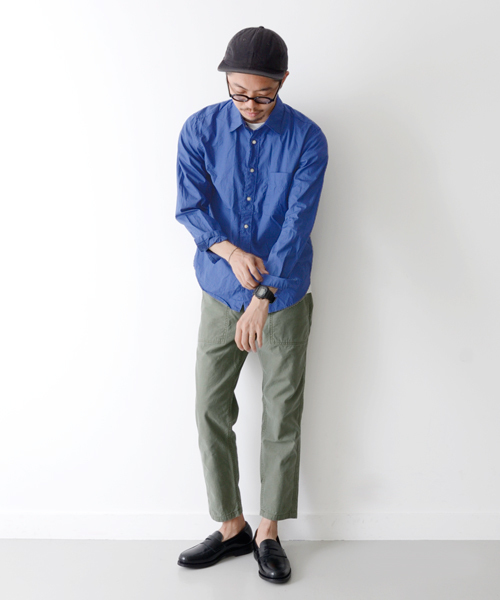 URBAN RESEARCH DOORS MENS(アーバンリサーチ ドアーズ メンズ)の「DOORS ブロードL/S SH(シャツ/ブラウス・メンズ・ネイビー/ホワイト/ボルドー/ブルー・LARGE/MEDIUM/SMALL)」の9枚目の写真
