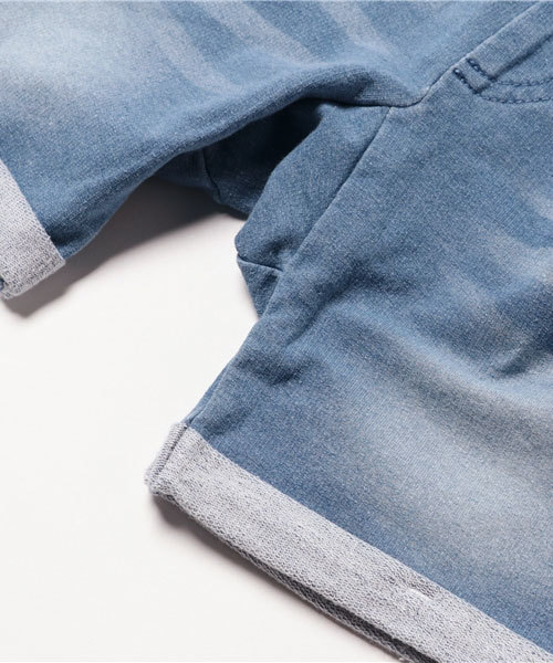 GLOBAL WORK(グローバルワーク)の「【キッズ】カットデニムショーツ/743180(デニムパンツ・キッズ・ライトブルー/ブルー・MEDIUM/LARGE/SMALL/X-LARGE/XX-LARGE)」の6枚目の写真