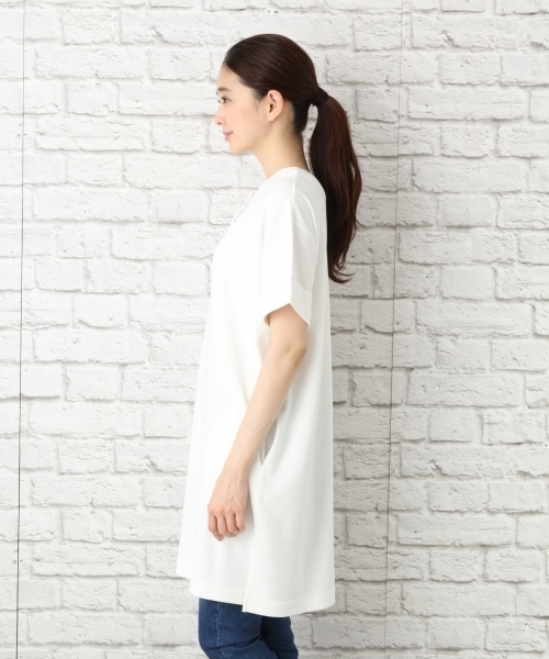 LEPSIM（レプシィム）の「2WAYレースアップワンピース 748201（ワンピース・レディース・オフホワイト/ブラック/カーキ・LARGE/MEDIUM）」の10枚目の写真