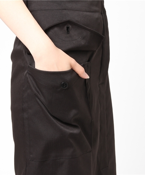 Prefer SHIPS（プリファーシップス）の「Prefer SHIPS: カーゴライクスカート（スカート・レディース・ブラック/オリーブ・36/38）」の9枚目の写真