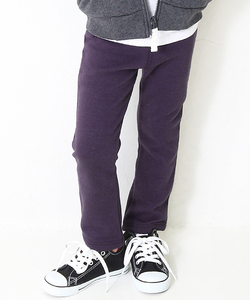 devirock（デビロック）の「まるで着る毛布 裏シャギーストレッチパンツ スウェットパンツ 裏起毛（その他パンツ・キッズ・ブラック系その他/マスタード/ダークグリーン/ブルー系その他2/ブラック/ダークパープル/ヘザーチャコール/ネイビー/カモフラージュ/カーキ/グレー系その他/ブルー系その他/ワイン・80ｃｍ/130cm/100cm/160cm/150cm/110cm/140cm/90cm/120cm/95cm）」の11枚目の写真