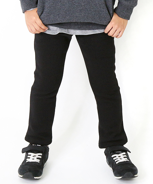 devirock（デビロック）の「まるで着る毛布 裏シャギーストレッチパンツ スウェットパンツ 裏起毛（その他パンツ・キッズ・ブラック系その他/マスタード/ダークグリーン/ブルー系その他2/ブラック/ダークパープル/ヘザーチャコール/ネイビー/カモフラージュ/カーキ/グレー系その他/ブルー系その他/ワイン・80ｃｍ/130cm/100cm/160cm/150cm/110cm/140cm/90cm/120cm/95cm）」の2枚目の写真