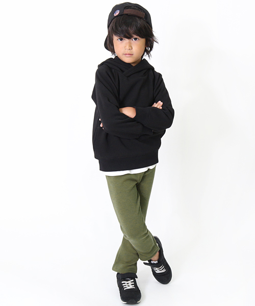 devirock（デビロック）の「まるで着る毛布 裏シャギーストレッチパンツ スウェットパンツ 裏起毛（その他パンツ・キッズ・ブラック系その他/マスタード/ダークグリーン/ブルー系その他2/ブラック/ダークパープル/ヘザーチャコール/ネイビー/カモフラージュ/カーキ/グレー系その他/ブルー系その他/ワイン・80ｃｍ/130cm/100cm/160cm/150cm/110cm/140cm/90cm/120cm/95cm）」の19枚目の写真