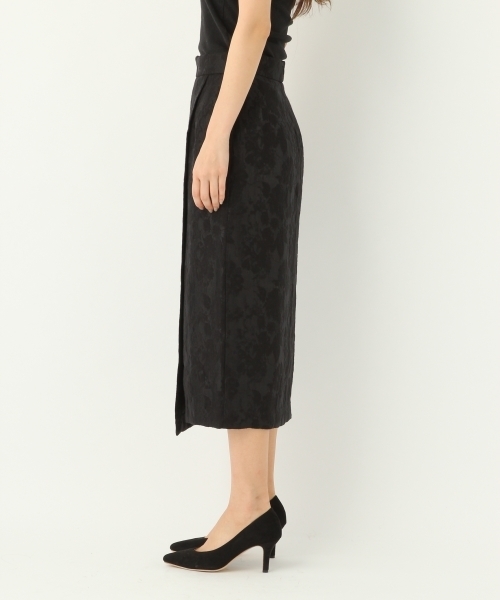A part by（アパートバイ）の「RハナガラJQDタイトスカート 773091 （スカート・レディース・ホワイト/ブラック・LARGE/MEDIUM）」の10枚目の写真