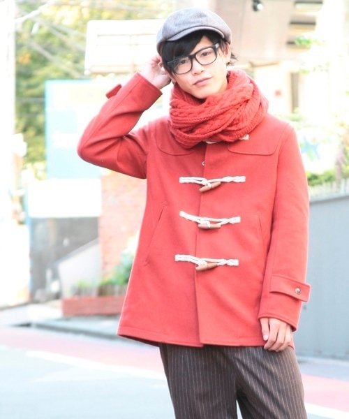 WEGO(ウィゴー)の「メルトントグルコート(ダッフルコート・メンズ・ベージュ/ネイビー/オレンジ/ブラック/ターコイズブルー・SMALL/MEDIUM/LARGE)」の5枚目の写真