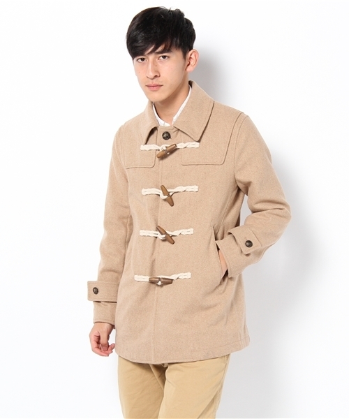 WEGO(ウィゴー)の「メルトントグルコート(ダッフルコート・メンズ・ベージュ/ネイビー/オレンジ/ブラック/ターコイズブルー・SMALL/MEDIUM/LARGE)」の14枚目の写真