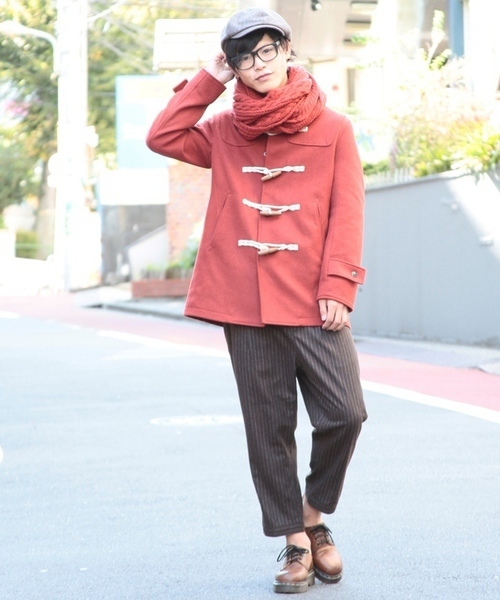 WEGO(ウィゴー)の「メルトントグルコート(ダッフルコート・メンズ・ベージュ/ネイビー/オレンジ/ブラック/ターコイズブルー・SMALL/MEDIUM/LARGE)」の17枚目の写真