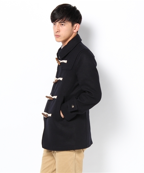 WEGO(ウィゴー)の「メルトントグルコート(ダッフルコート・メンズ・ベージュ/ネイビー/オレンジ/ブラック/ターコイズブルー・SMALL/MEDIUM/LARGE)」の6枚目の写真