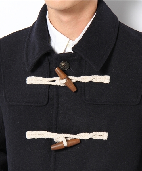 WEGO(ウィゴー)の「メルトントグルコート(ダッフルコート・メンズ・ベージュ/ネイビー/オレンジ/ブラック/ターコイズブルー・SMALL/MEDIUM/LARGE)」の9枚目の写真