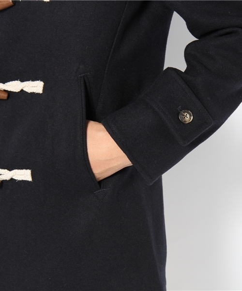 WEGO(ウィゴー)の「メルトントグルコート(ダッフルコート・メンズ・ベージュ/ネイビー/オレンジ/ブラック/ターコイズブルー・SMALL/MEDIUM/LARGE)」の10枚目の写真