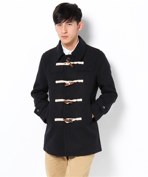 WEGO(ウィゴー)の「メルトントグルコート(ダッフルコート・メンズ・ベージュ/ネイビー/オレンジ/ブラック/ターコイズブルー・SMALL/MEDIUM/LARGE)」の18枚目の写真