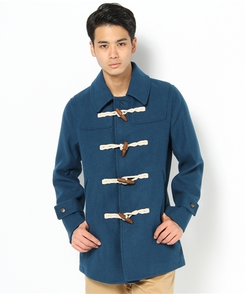 WEGO(ウィゴー)の「メルトントグルコート(ダッフルコート・メンズ・ベージュ/ネイビー/オレンジ/ブラック/ターコイズブルー・SMALL/MEDIUM/LARGE)」の19枚目の写真