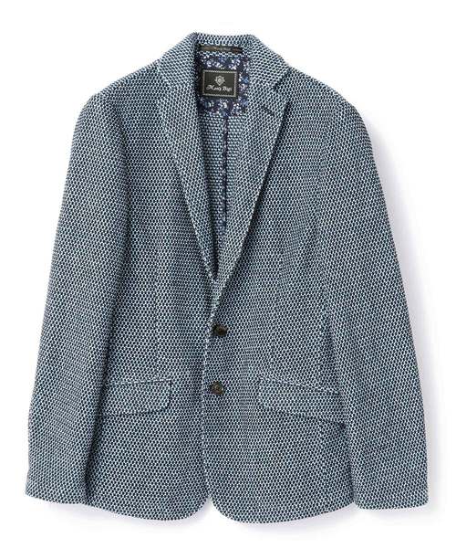 MEN'S BIGI（メンズビギ）の「ストレッチラッセルジャケット （テーラードジャケット・メンズ・ネイビー/サックスブルー・LL/S/M/L）」の5枚目の写真