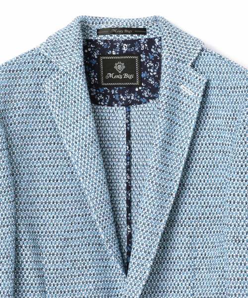MEN'S BIGI（メンズビギ）の「ストレッチラッセルジャケット （テーラードジャケット・メンズ・ネイビー/サックスブルー・LL/S/M/L）」の7枚目の写真