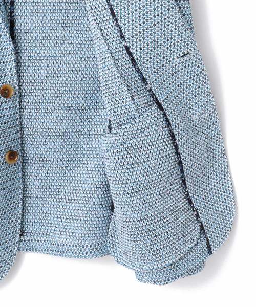 MEN'S BIGI（メンズビギ）の「ストレッチラッセルジャケット （テーラードジャケット・メンズ・ネイビー/サックスブルー・LL/S/M/L）」の11枚目の写真