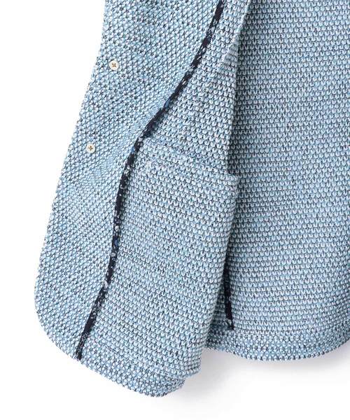 MEN'S BIGI（メンズビギ）の「ストレッチラッセルジャケット （テーラードジャケット・メンズ・ネイビー/サックスブルー・LL/S/M/L）」の12枚目の写真