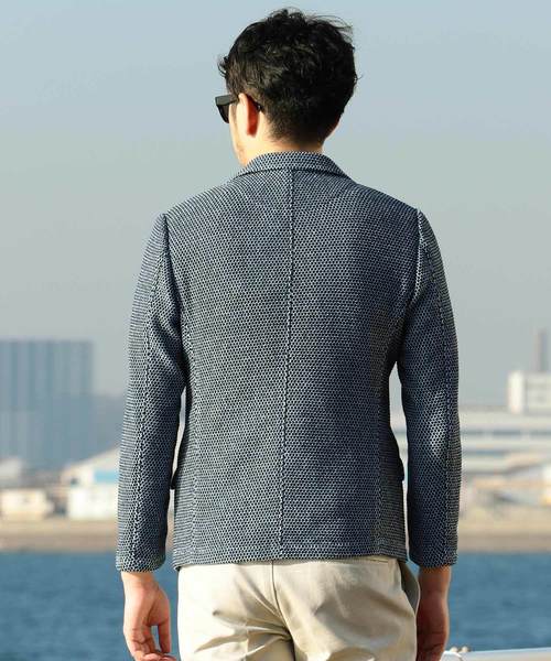 MEN'S BIGI（メンズビギ）の「ストレッチラッセルジャケット （テーラードジャケット・メンズ・ネイビー/サックスブルー・LL/S/M/L）」の17枚目の写真