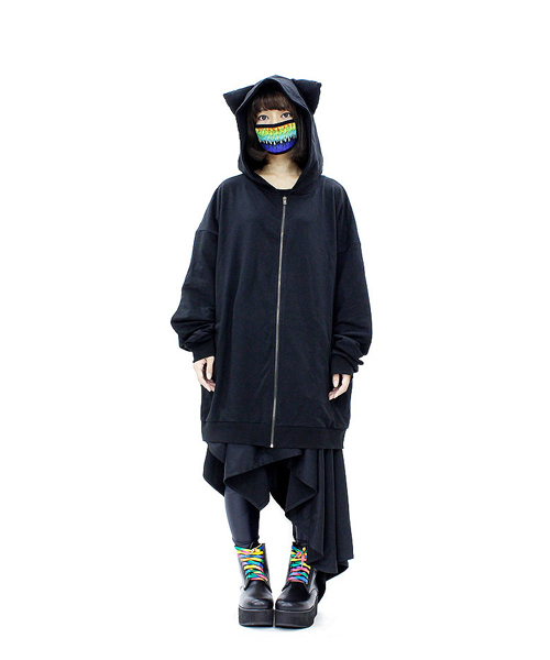 ankoROCK（アンコロック）の「ネコ耳パーカー -スーパービッグ  