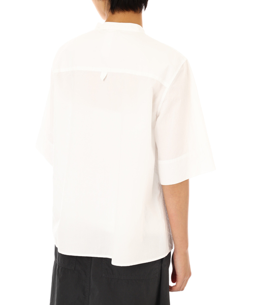 MHL.（エムエイチエル）の「COTTON RAMIE POPLIN（シャツ/ブラウス・レディース・ホワイト/ネイビー/イエロー・1/2/3）」の11枚目の写真