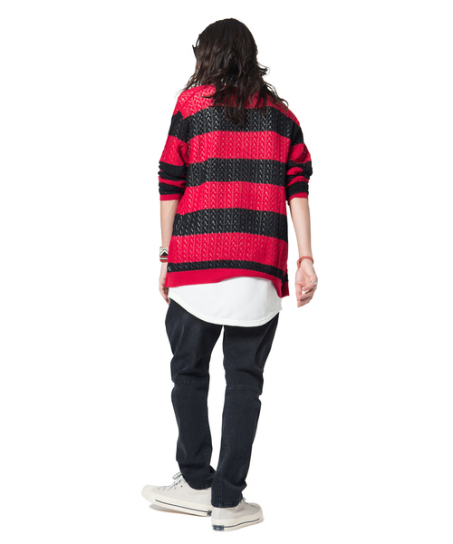 glamb(グラム)の「Napoleon tapered denim / ナポレオンテーパードデニム(デニムパンツ・メンズ・グレー/ブラック/ライトインディゴブルー/インディゴブルー・2/3/4/0/1)」の16枚目の写真