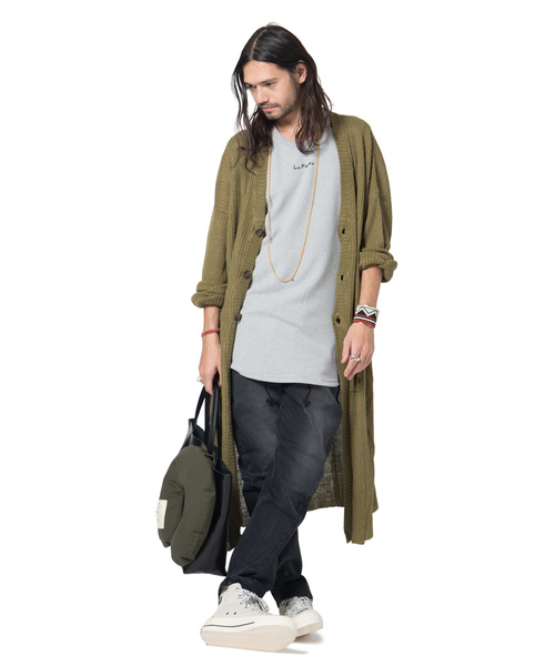 glamb(グラム)の「Napoleon tapered denim / ナポレオンテーパードデニム(デニムパンツ・メンズ・グレー/ブラック/ライトインディゴブルー/インディゴブルー・2/3/4/0/1)」の18枚目の写真