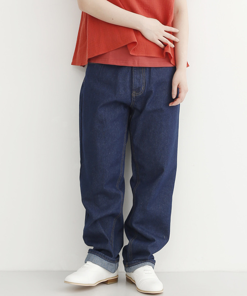 MERLOT IKYU(メルローイキュウ)の「デニムワイドパンツ002-9527 ...