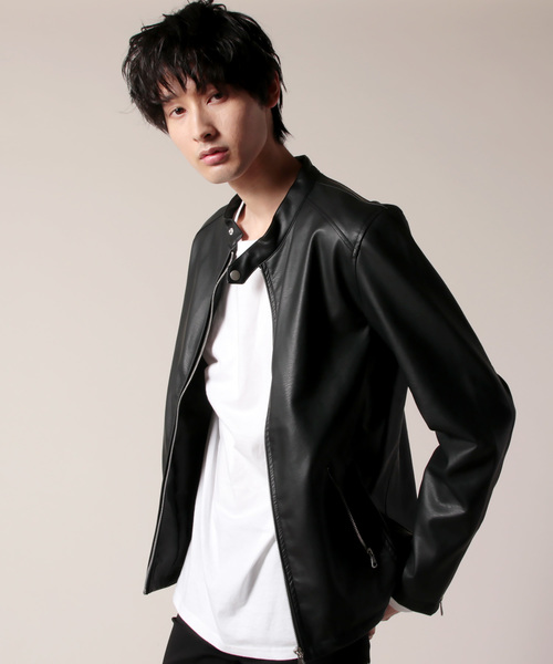 ASTRO sportswear snap on レザージャケット ASTRO sportswear snap on レザージャケット（VINTAGE VAULT