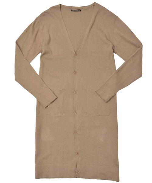 MinoriTY（マイノリティ）の「ハイゲージニットロングカーディガン コーディガン（カーディガン/ボレロ・メンズ・ブラック/ベージュ/ネイビー/グレー/オートミール・L/M）」の15枚目の写真