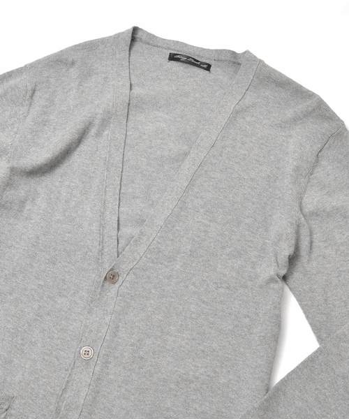 MinoriTY（マイノリティ）の「ハイゲージニットロングカーディガン コーディガン（カーディガン/ボレロ・メンズ・ブラック/ベージュ/ネイビー/グレー/オートミール・L/M）」の18枚目の写真