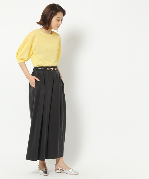 laboratory work（ラボラトリーワーク）の「ITALYラメニットプルオーバー（ニット/セーター・レディース・杢グレー/ブルー/イエロー・MEDIUM）」の17枚目の写真