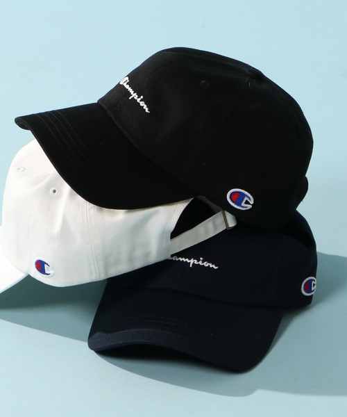 Champion（チャンピオン）の「【Champion】別注　チャンピオン ツイルローキャップ（キャップ・レディース・ホワイト/ブラック/ネイビー・ONESIZE）」の2枚目の写真