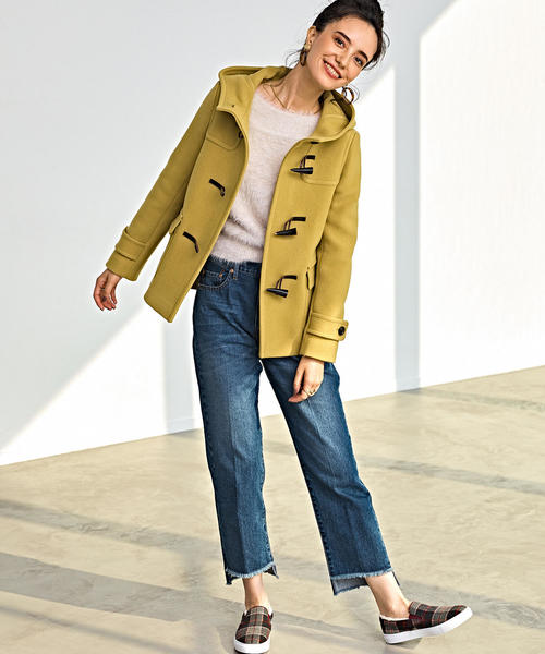 【新品】グリーンレーベルリラクシング　ダッフルコート38　M green label relaxing 「green relaxing」 ダッフルコート 38 コバルト