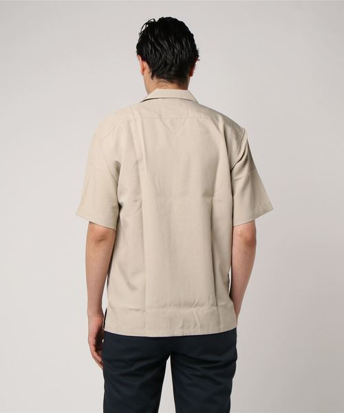 L&HARMONY（エルアンドハーモニー）の「トロワッシャーオープンカラーシャツ（シャツ/ブラウス・メンズ・ベージュ/ブルー・LARGE/MEDIUM）」の6枚目の写真